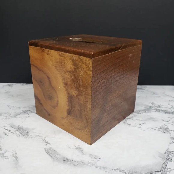 Air Force Solid Wood Tissue Box Cover Vintage - Picture 4 of 10